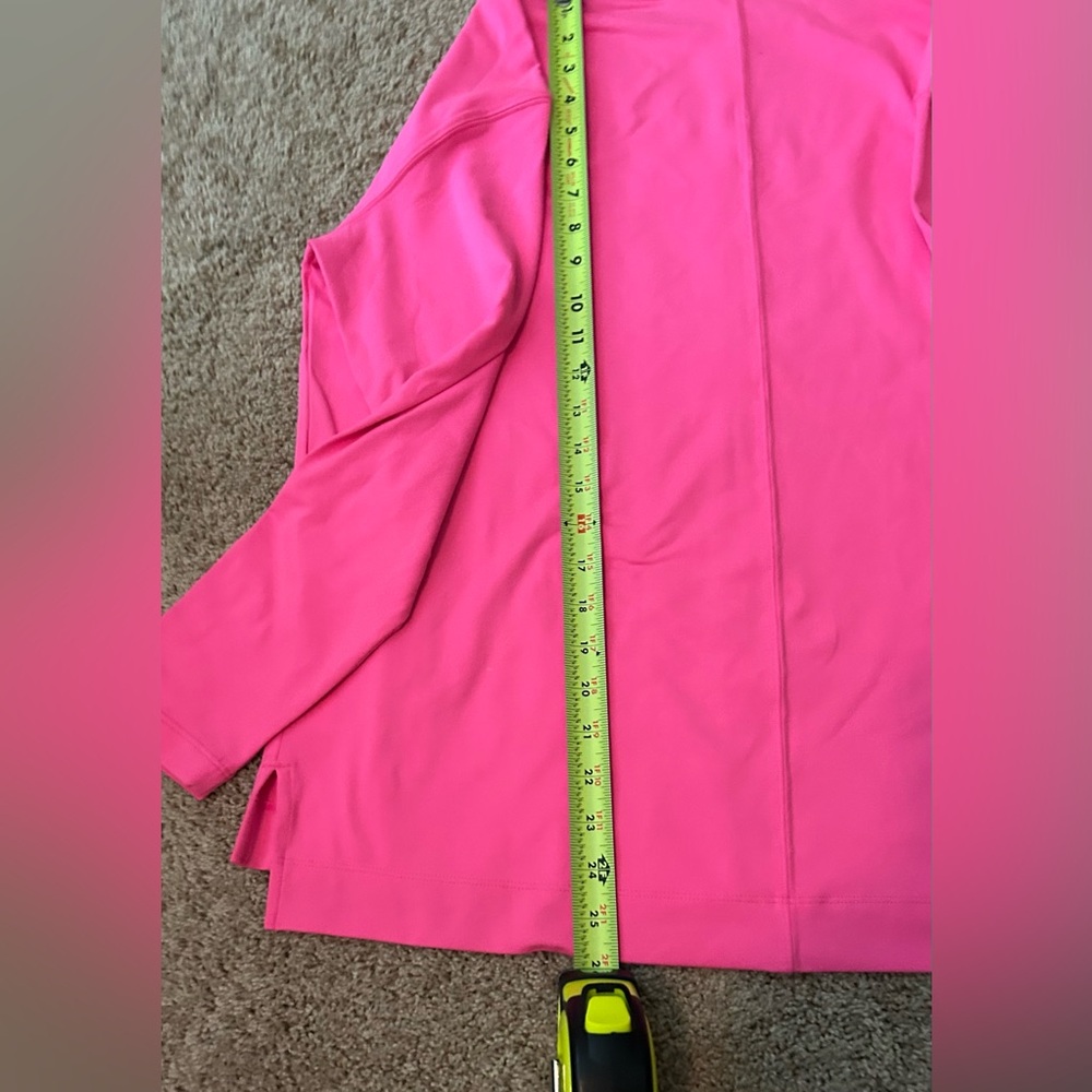 Like New Lilly Pulitzer *SOFT* Bright Pink Karessa SPF 50+Top, Size Medium - Picture 12 of 15